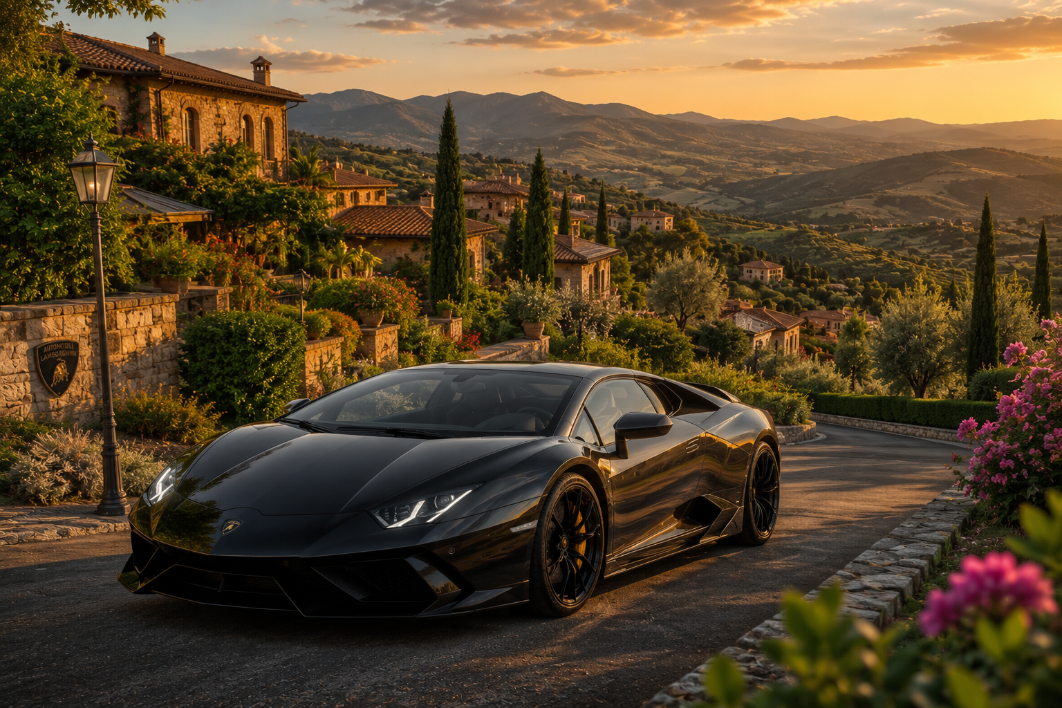 Modern automotive business team meeting