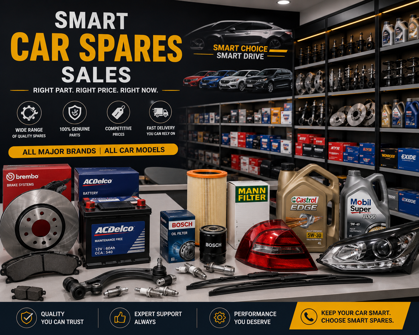 Smart car spares