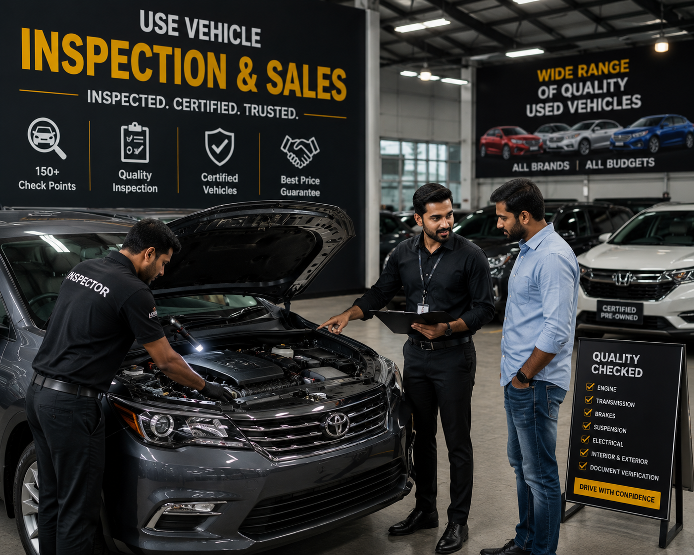 Used vehicle inspection